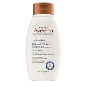 Aveeno Fresh Greens Blend Natural Volumizing Conditioner, Cucumber, Rosemary, for Fine Hair, 12 fl oz