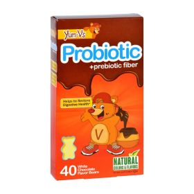 Yum V's Probiotic Plus Prebiotic Fiber Vanilla - 40 Bears