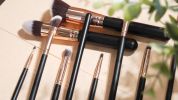 14Pcs Makeup Brushes Cosmetic Contour Foundation Eyebrow Black Gold Useful Tool