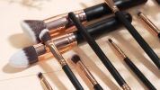 14Pcs Makeup Brushes Cosmetic Contour Foundation Eyebrow Black Gold Useful Tool