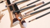 14Pcs Makeup Brushes Cosmetic Contour Foundation Eyebrow Black Gold Useful Tool