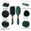 6pcs Hairdressing Comb Brush Set Paddle Air Cushion Comb Oval Air Bag Comb Rib Comb Round Curling Comb Rat Tail Comb Hair Brush Cleaning Comb