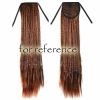 Flaxen 50 cm Long Hair Wig Synthetic Hair Wig Hair Extension Ponytail Braid Halloween Dress Up Cosplay