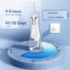 Water Flosser for Teeth Cleaning, Cordless Water Flosser with Adjustable Level Pressure, 300ML Detachable Water Tank, 5 Water Jet Replacements, IPX6 W