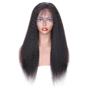 Yaki 13x4 Lace Frontal Wig Kinky Straight (Option: Photo Color-16inch)