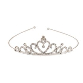 Children's Rhinestone Three-dimensional Crown Headband (Option: TG009)