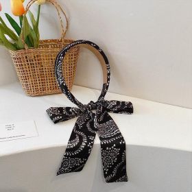 Elegant Hair Clip And Headband (Color: Black)