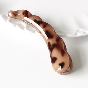 Temperament Back Head Twister Clip (Option: Cream Amber-9.5cm)