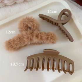 Premium Sense Hair Grab Large Clip Headwear (Option: C7)