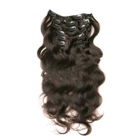 Seven-piece Set Of Clip Live Hair (Option: 16inches)