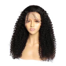 Curly Human Hair Wig Lace Hair Products (Option: 13x4 150density-24inch)