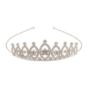 Children's Rhinestone Three-dimensional Crown Headband (Option: TG001)