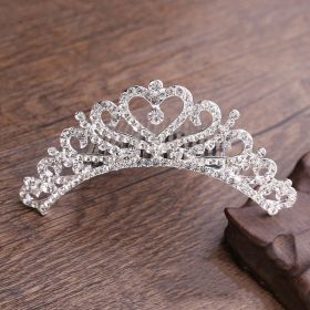 Children's Pearl Crown Studios Wedding Hoop Headwear (Option: 6 Style)