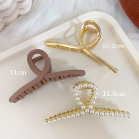 Premium Sense Hair Grab Large Clip Headwear (Option: D8)