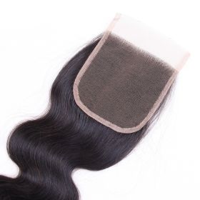 Real Hair Block Body Wave 4X4 Lace Closure (Option: Free part-18inch)