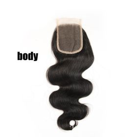 Real Hair Hair Block  Mesh Hand Woven Hair Block (Option: Body-12inch)