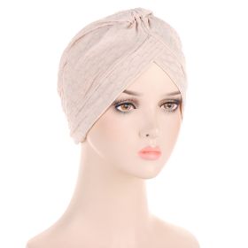 Multicolor Bubble Fashion Hood (Color: Beige)