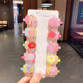 Sugar Ice Cream Children's Hair Clip (Option: Style10)