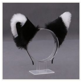 Hand-made Japanese Cute Lolita Plush KC Fox Ears (Option: A)