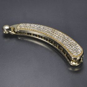 Rhinestone Chicken Leg Banana Hairpin (Color: White)