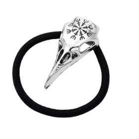 Bird Head Wolf Hair Ring Female Tie Hair Band (Option: Antique Silver CL0001 00 08)