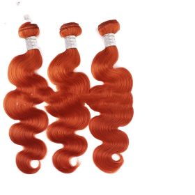 Real Hair Curtain Block Orange Europe And America (Option: Orange-12inch)