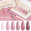 6 Colors Solid Cream Gel Nail Polish Canned Semi Permanent Varnish DIY Creamy Texture Painting Nail Art Solid UV Gel