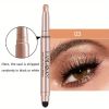 12 Color Eyeshadow Stick Eyeliner Pen, Highlighter Glitter Pearly Shimmer Matte Eyeshadow Pen, Eye Makeup Brightening Stick