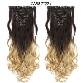 Long Curly Hair High Temperature Silk Curtain (Option: I)