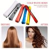 10pcs Professional Hair Perm Rods with Comb and Elastic Rubber Bands - Short Curlers for Perfect Hair Styling and Hairdressing