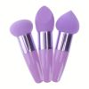 3Pcs Foundation Sponge Powder Puff Mushroom Head Cosmetic Blending Sponge Makeup Puff Facial Sponge BB Cream Foundation Makeup Tool