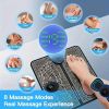 USB Rechargeable Foot Massager Mat - Relax and Rejuvenate Your Feet with Leg Circulation and Massage - Perfect Gift for Parents, Wife, and Husband