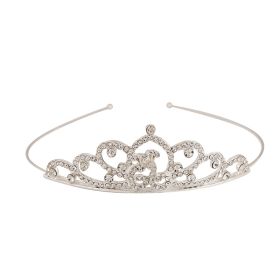 Children's Rhinestone Three-dimensional Crown Headband (Option: TG008)