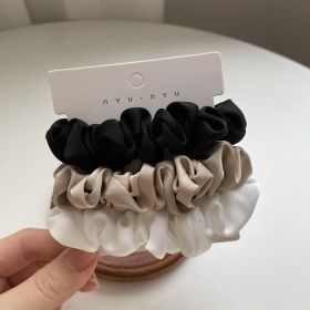 Elegant Silky Satin Simple French Hairtie (Option: Type A)