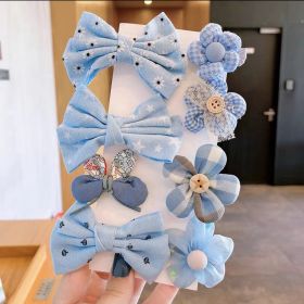 Children's Hair Clip Bow Hair Clip Headwear (Option: 3style)