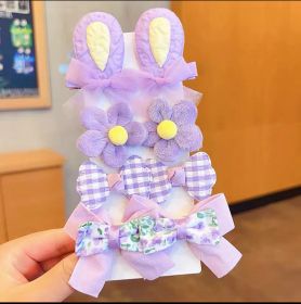 Children's Hair Clip Bow Hair Clip Headwear (Option: 17style)